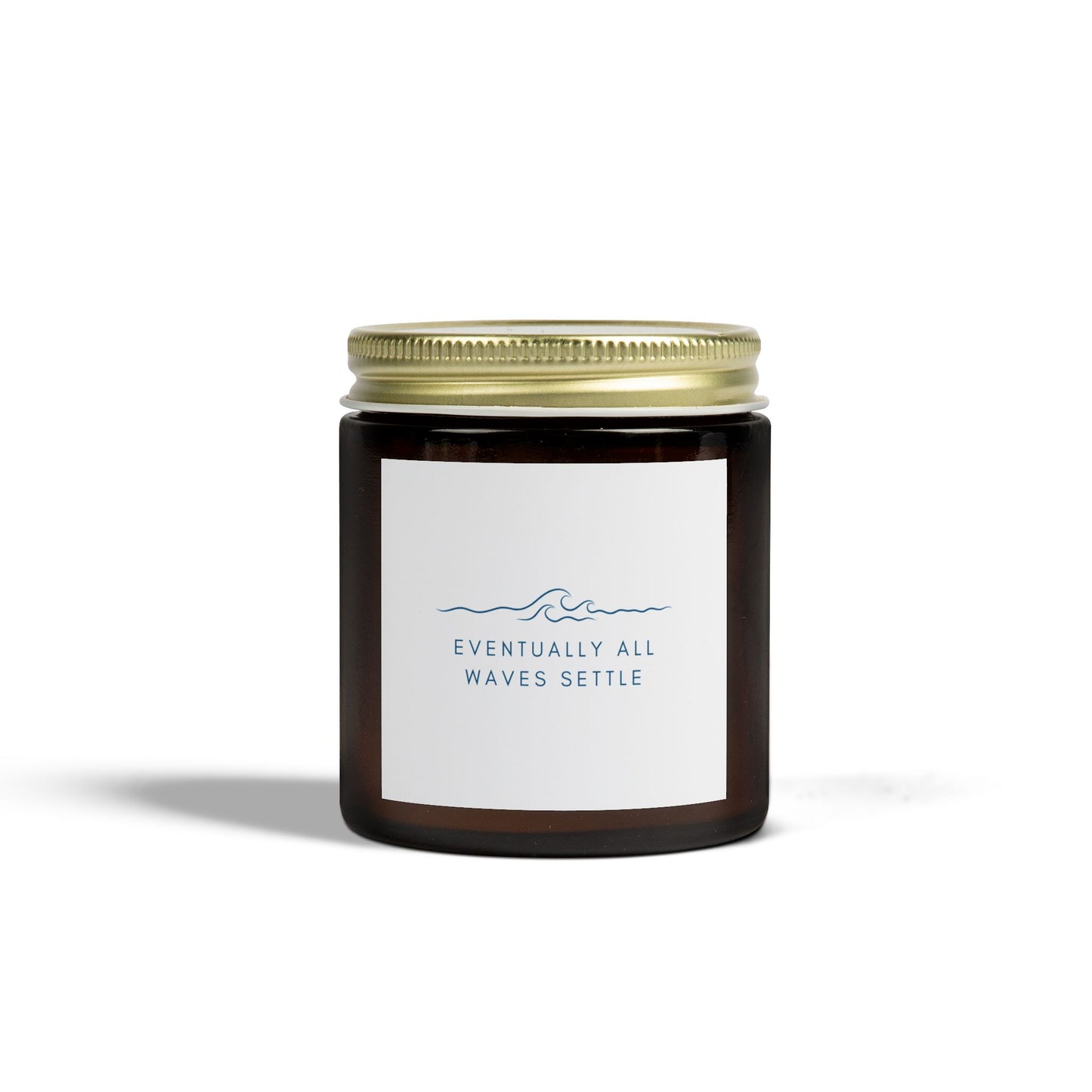"Eventually All Waves Settle" - Scented Meditation Candles (4 oz, 9 oz)