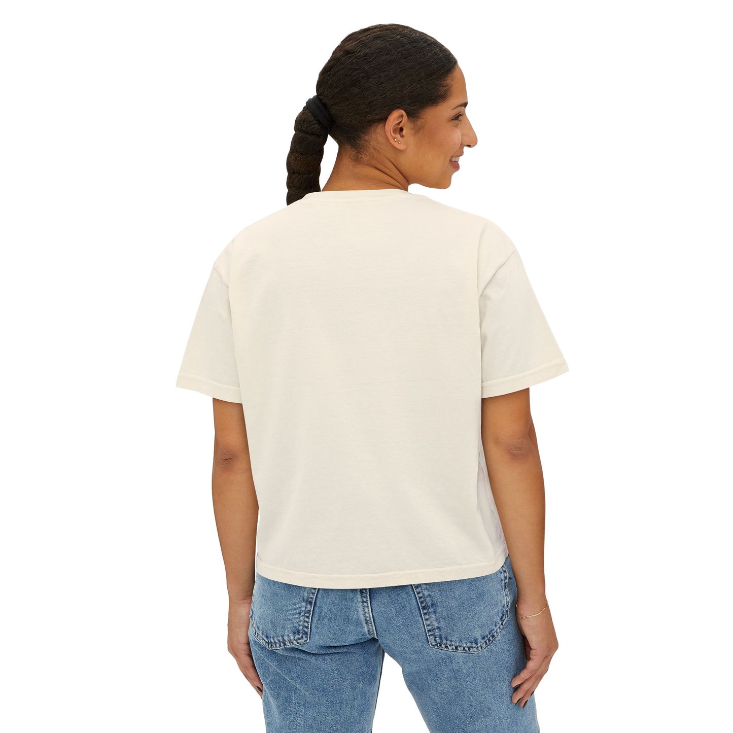 "In Full Bloom" - Retro Graphic T-Shirt for Women