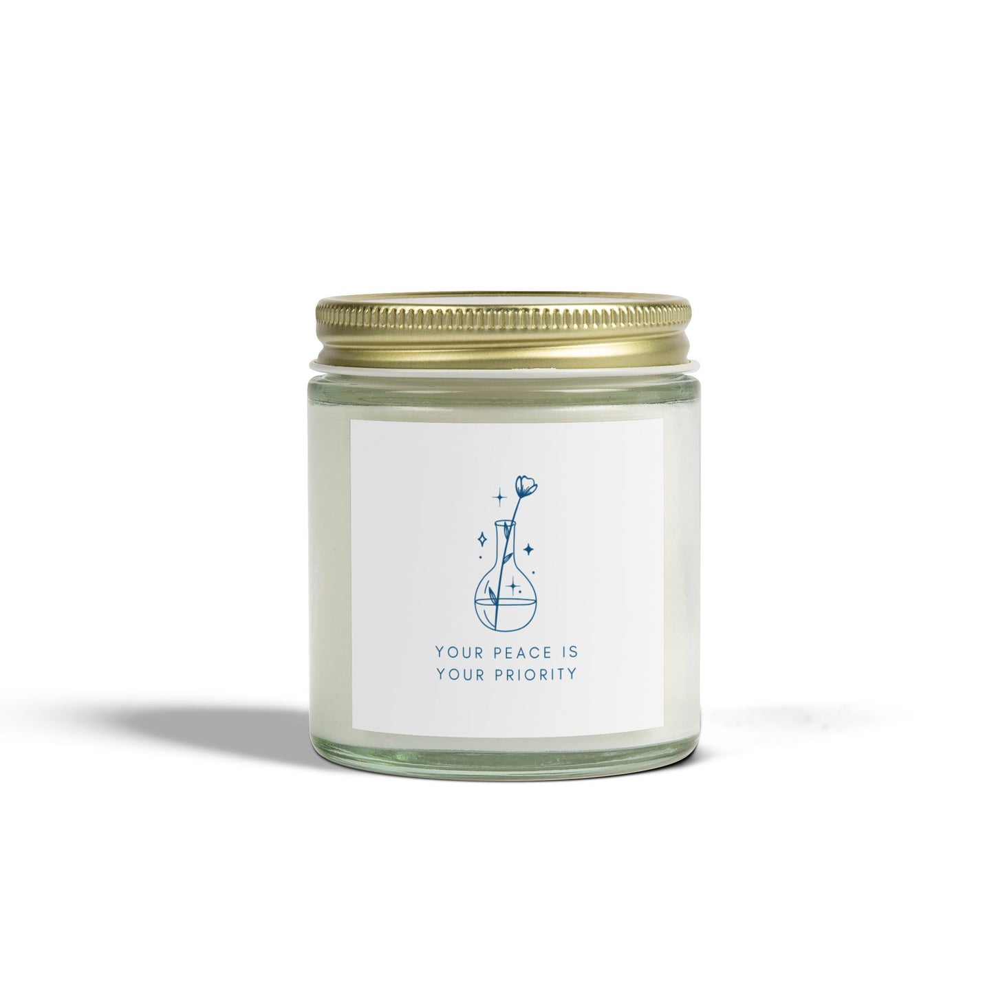 "Your Peace Is Your Priority" - Scented Meditation Candle