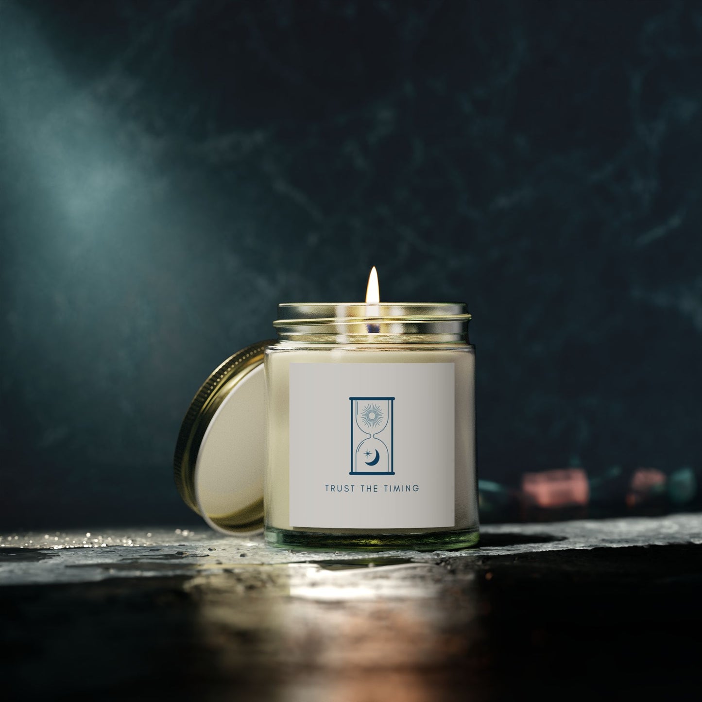 "Trust the Timing" - Scented Meditation Candle (4oz, 9oz)
