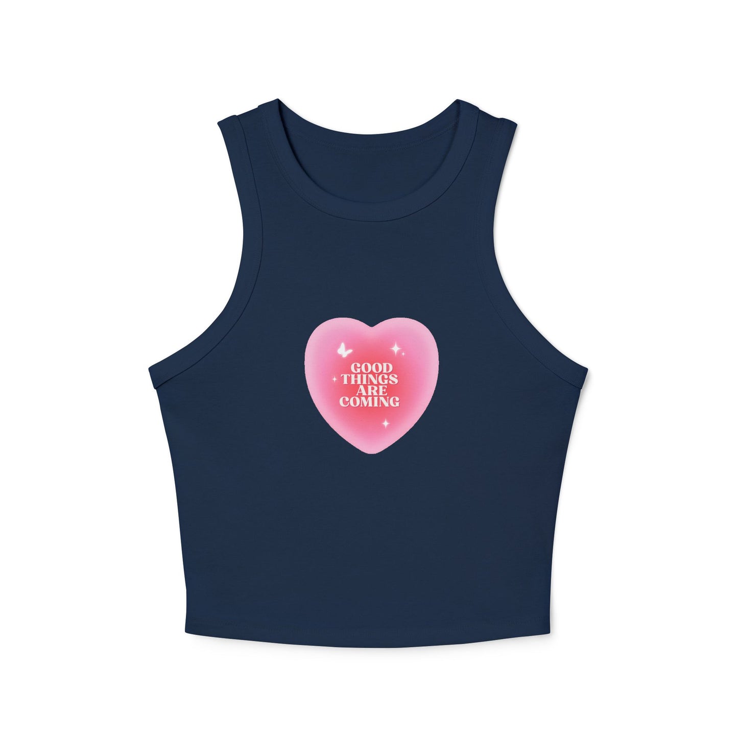 "Good Things Are Coming" - Women's Ribbed Tank Top