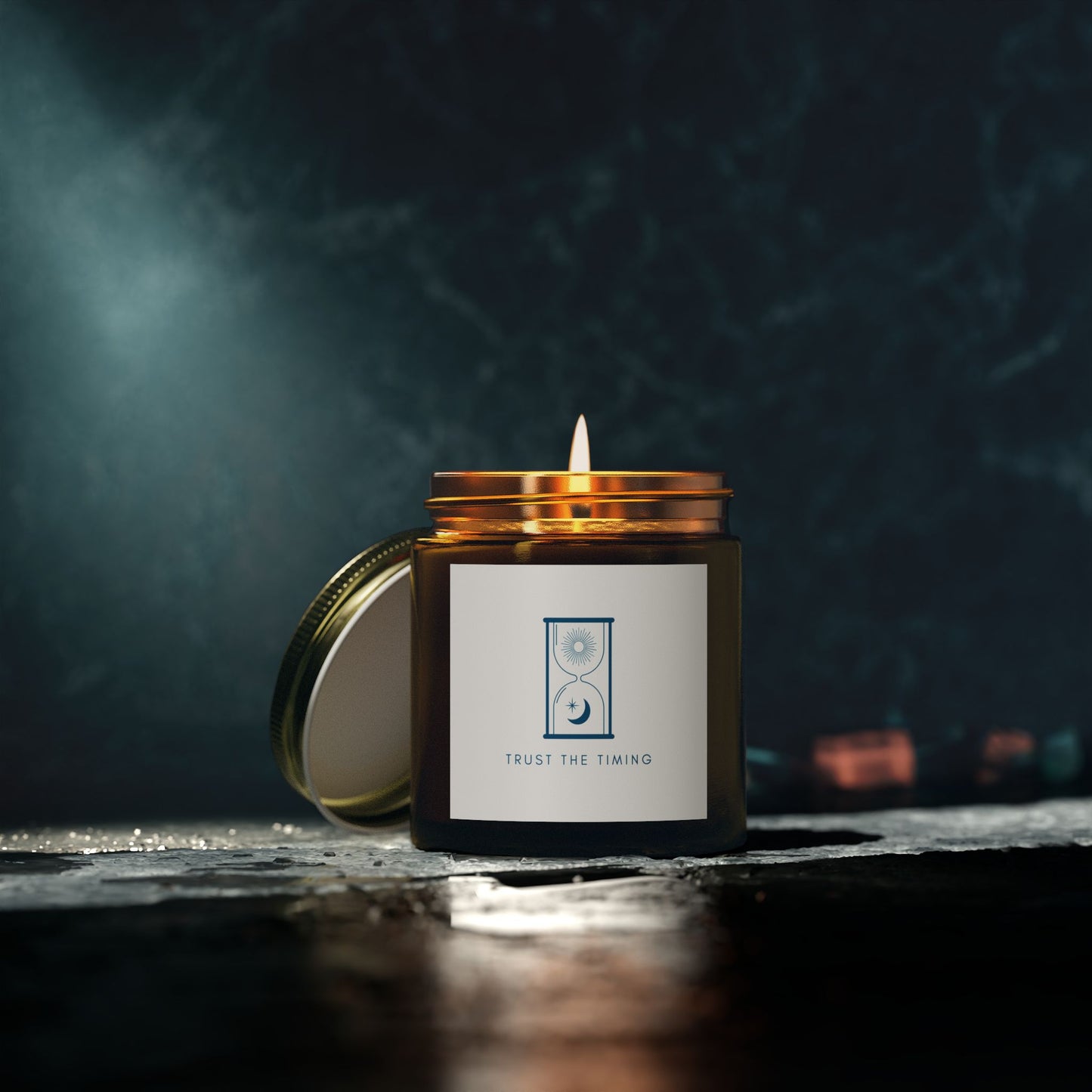 "Trust the Timing" - Scented Meditation Candle (4oz, 9oz)