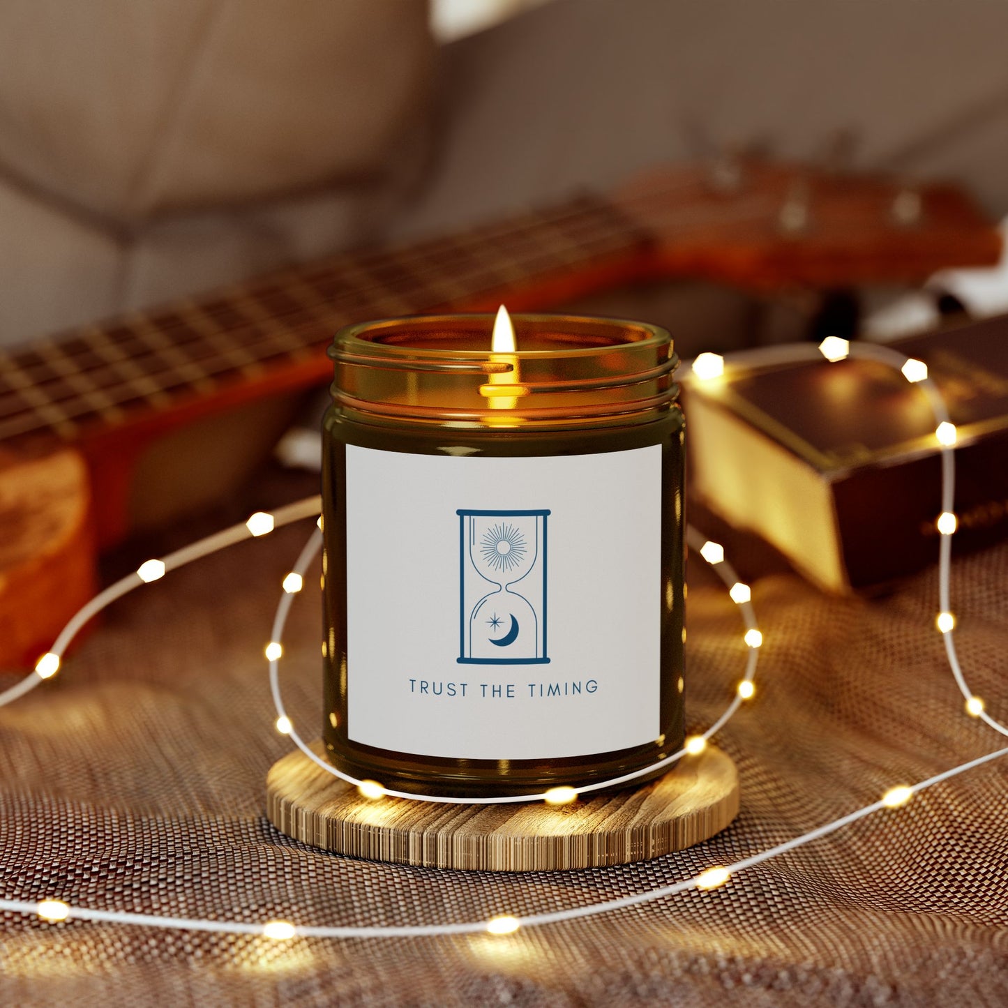 "Trust the Timing" - Scented Meditation Candle (4oz, 9oz)