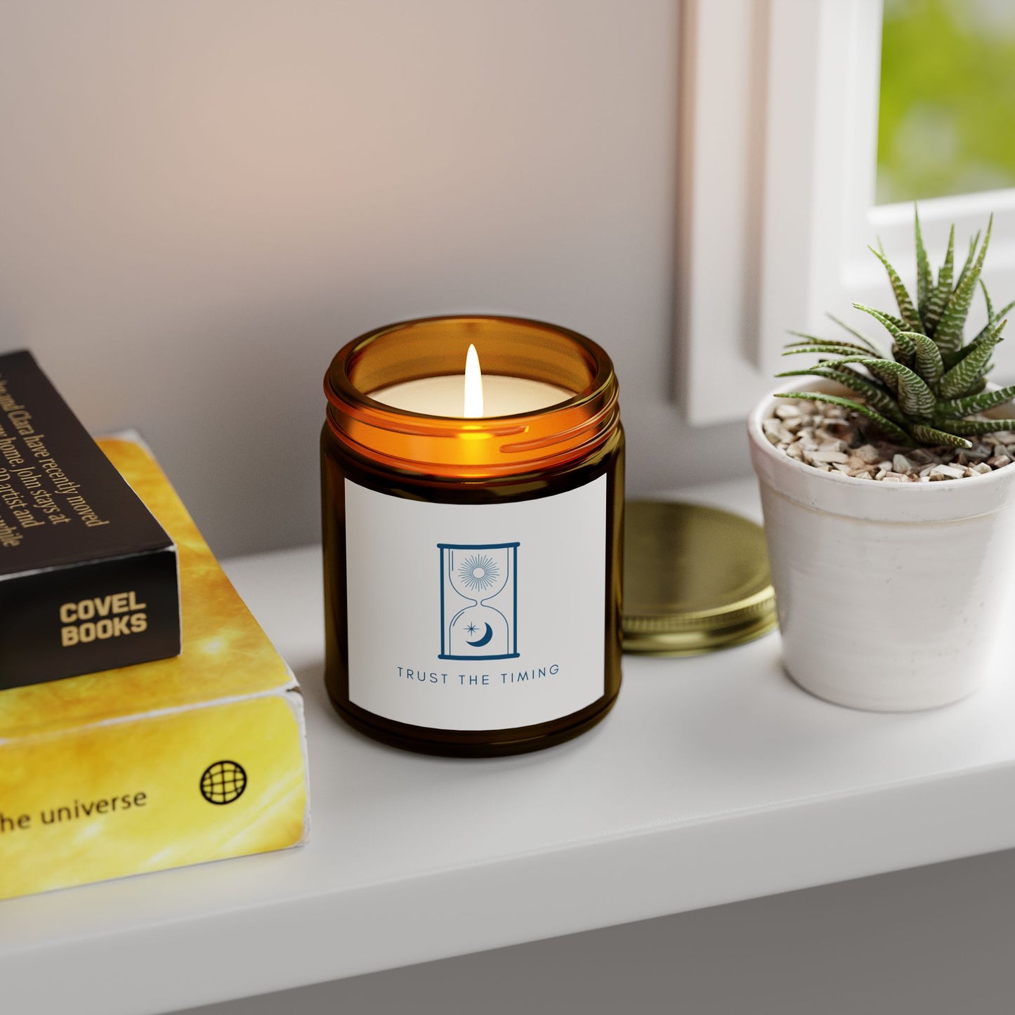 "Trust the Timing" - Scented Meditation Candle (4oz, 9oz)