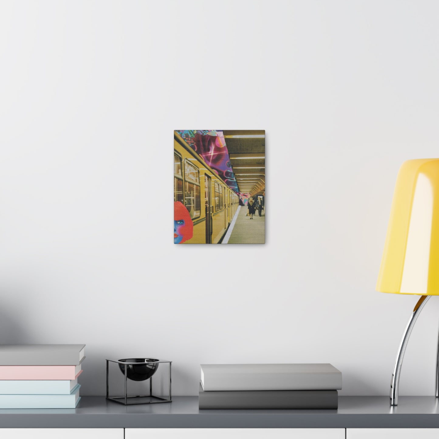 "Reality is Fractal" - Surreal Collage Art Print on Canvas