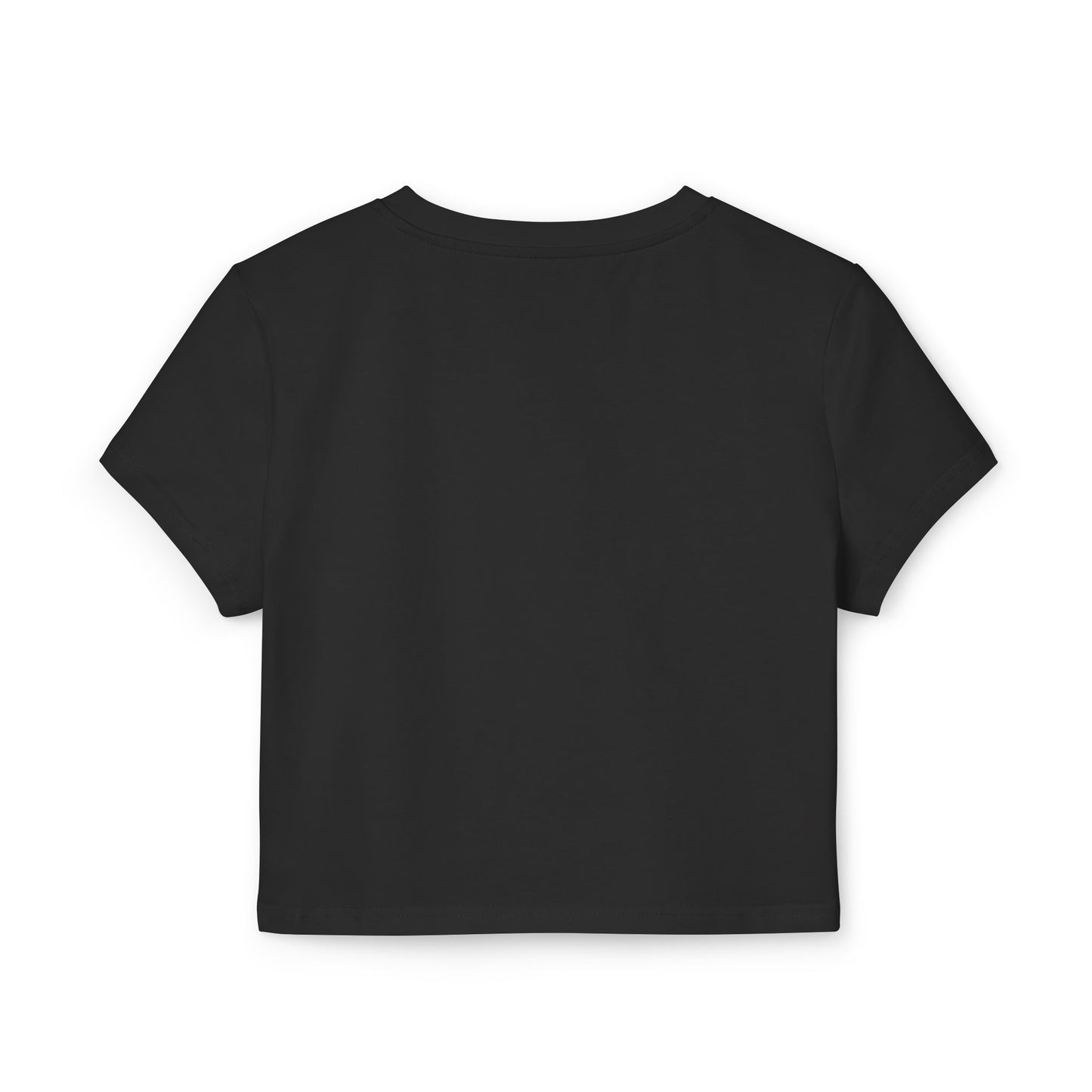 "Delusional" - Crop Top Baby Tee