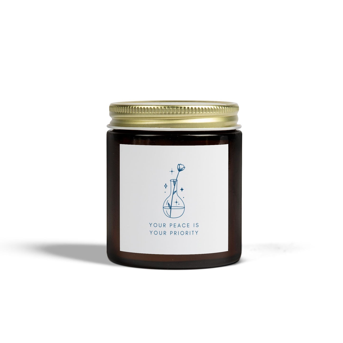 "Your Peace Is Your Priority" - Scented Meditation Candle