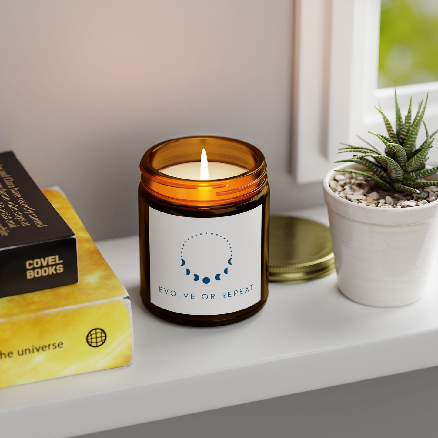 "Evolve or Repeat" - Scented Meditation Candles (4oz, 9oz)